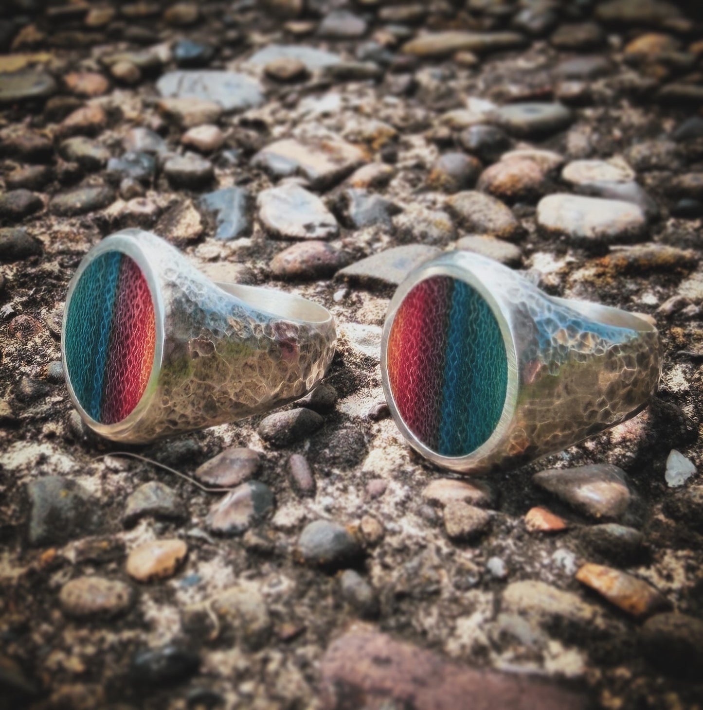 ⚡️MEXICAN BLANKET INLAY RING⚡️